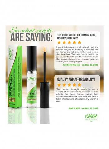 10X Growth Eyelash Serum Clear
