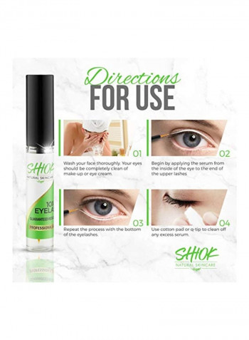 10X Growth Eyelash Serum Clear