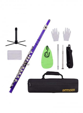 16-Keys Closed Hole-C Flute With Storage Bag