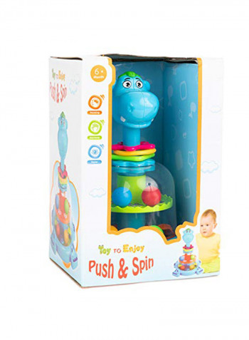 Push And Spin Hippo Toy