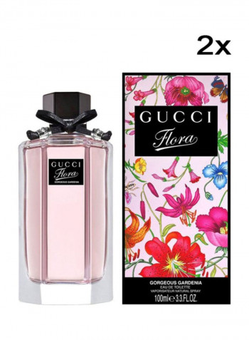 Set Of 2 Flora Gorgeous Gardenia EDT 2x100ml
