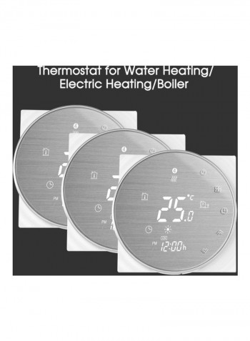 BTH-6000L-GCLW Smart Wi-Fi Digital Temperature Controller Grey/White 86x86x13.3millimeter
