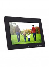 LCD Digital Photo Frame With Remote - EU Plug Black