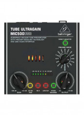 Vacuum Tube Preamplifier MIC500USB Black