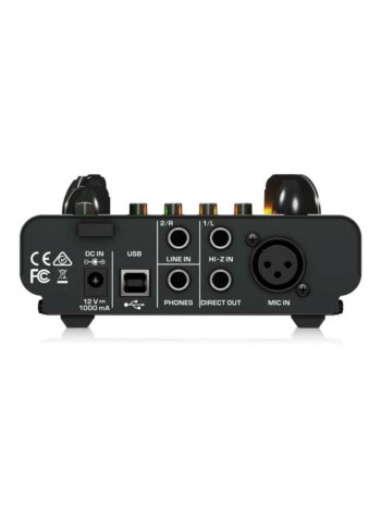 Vacuum Tube Preamplifier MIC500USB Black