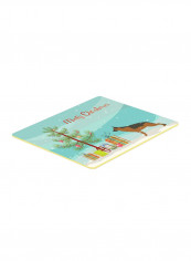 German Shepherd Merry Christmas Tree Kitchen/Bath Mat Multicolour 11 x 14inch