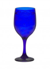 12-Piece Drinking Glass Set Blue 11.5ounce