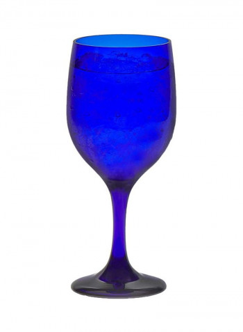 12-Piece Drinking Glass Set Blue 11.5ounce