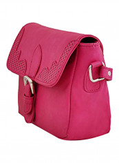 Polyester Blend Crossbody Bag BNS 0597PK Pink reviews Polyester Blend Crossbody Bag BNS 0597PK Pink