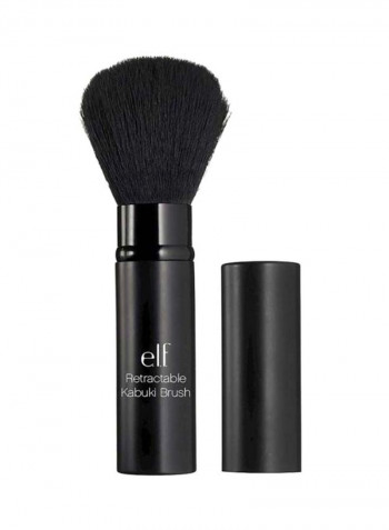 Retractable Kabuki Brush Black