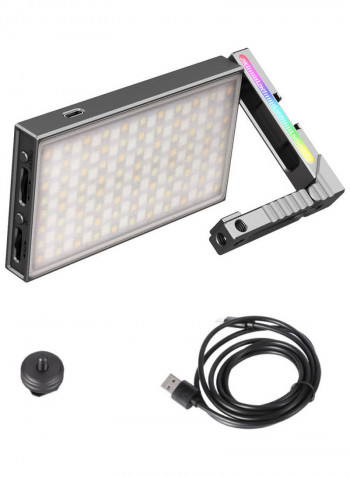 RGB LED Video Light 14.3 x 7.1 x 1.5cm Multicolour