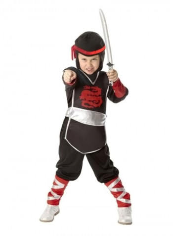 4-Piece Ninja Role Play Costume Set