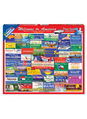 1000-Piece Welcome To America Jigsaw Puzzle