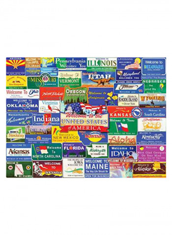 1000-Piece Welcome To America Jigsaw Puzzle