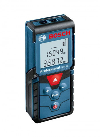 Laser Distance Measurer Black/Blue/Red 41x105millimeter