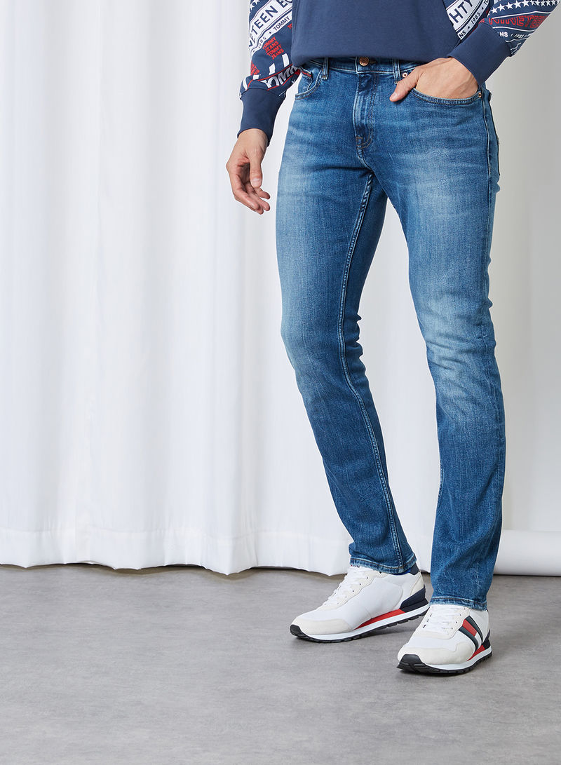Scanton Slim Jeans Dynamic Chester Mid Blue Str