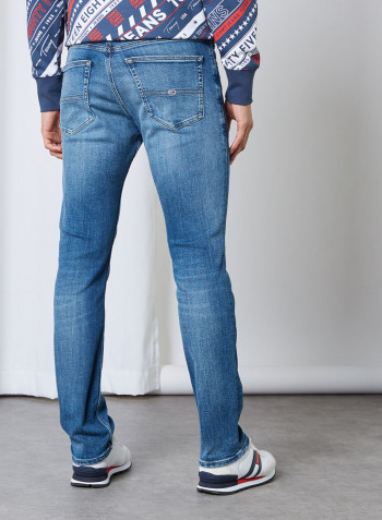 Scanton Slim Jeans Dynamic Chester Mid Blue Str