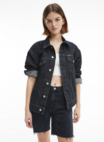 Denim Jacket Denim Black