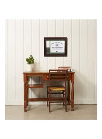 Mahogany Document Frame Brown/Grey 16x13inch