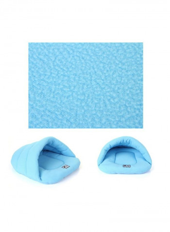 Soft Polar Fleece Pet Mat Blue M