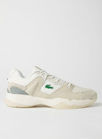T-Point Leather Sneakers Off White