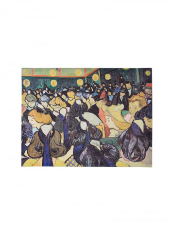 The Dance Hall At Arles 1888 Canvas Wall Art multicolour 18 x 24inch
