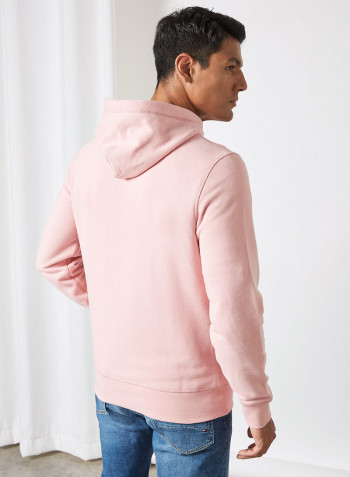 Drawstrings Hoodie Glacier Pink