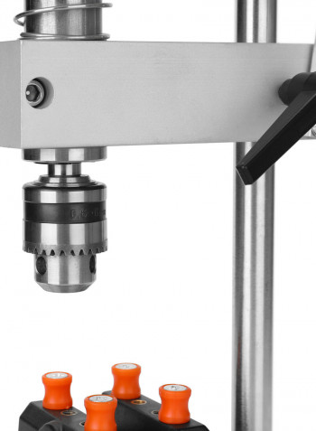 100W Micro Mini Bench Drilling Machine Silver 28.00x17.00x18.00cm