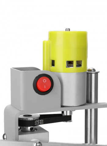 100W Micro Mini Bench Drilling Machine Silver 28.00x17.00x18.00cm