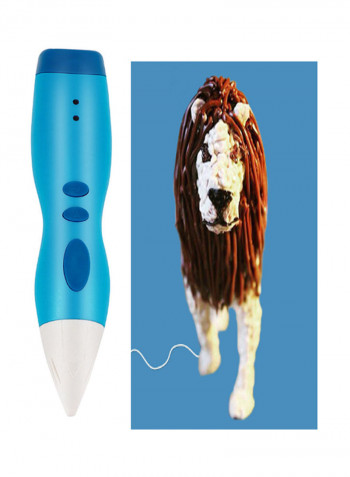 3D Art Graffiti Painting Pen Blue