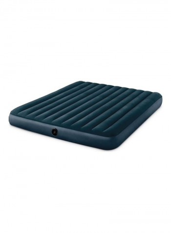 Outdoor Camping Flocking Air Inflatable Mat 36 x 11 x 30.4cm