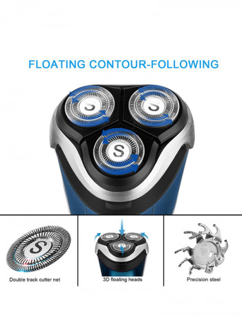 3D Rechargeable Waterproof Electric Shaver