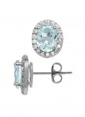 925 Sterling Silver 2.06 Carat Oval Shape Aquamarine Stud Earrings reviews 925 Sterling Silver 2.06 Carat Oval Shape Aquamarine Stud Earrings