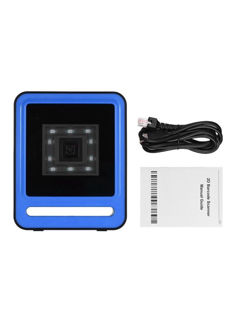 QR Barcode Scanner Blue/Black