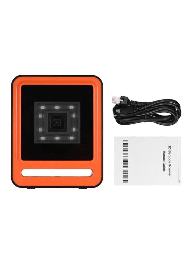 QR Barcode Scanner Orange/Black