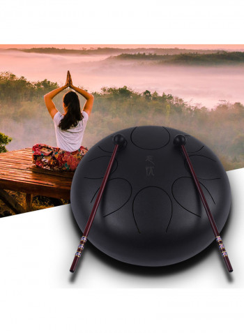 Handpan Drum With Carry Bag & Note Sticks
