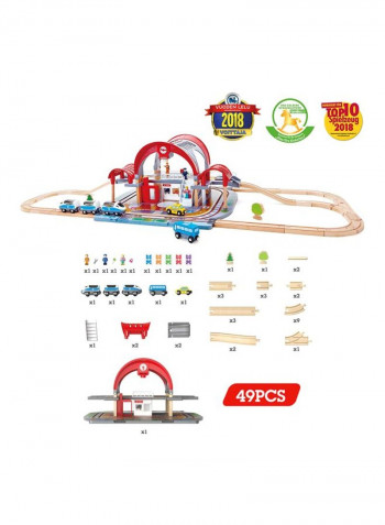 5-Piece Electronic Grand City Station Railway Play Set