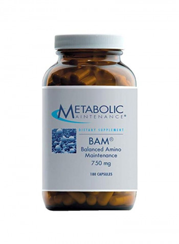 BAM Balanced Amino Maintenance 750mg - 180 Capsules