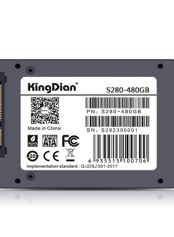 SATA3 Interface 480GB Internal Solid State Drive For Computer Laptop Desktop 480GB Multicolour