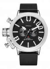 Men's Chronograph Quartz Round Watch 1827