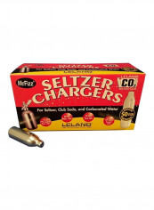 50-Piece Co2 Soda Charger Clear