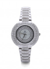 Women's 22K Gold Plated With Crystal Analog Watch P-21874