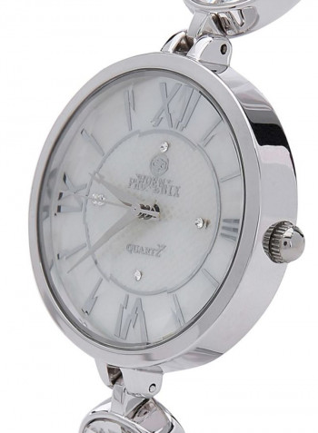 Women's 22K Gold Plated With Crystal Analog Watch P-21877-1L