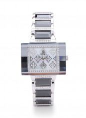 Women's 22K Gold Plated With Crystal And Ceramic Analog Watch P-21677
