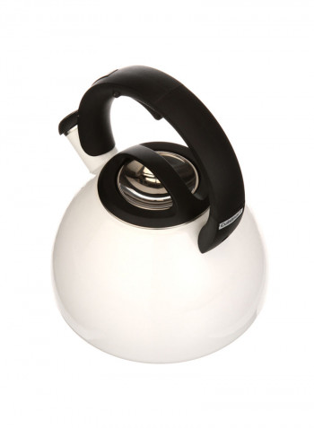 Tastefully Revitalize Kettle White/Black 7.7x7.5x9.3inch