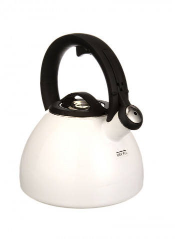 Tastefully Revitalize Kettle White/Black 7.7x7.5x9.3inch