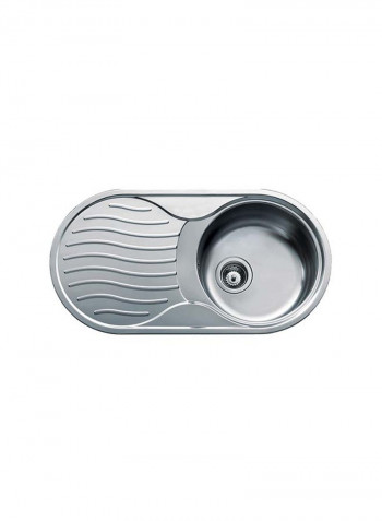 Dr 80 1B 1D Stainless Steel Sink With One Bowl And One Drainer Stainless Steel 840x440x160mmmm