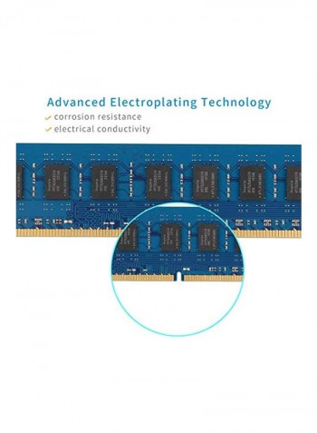4-Piece Desktop Memory RAM Module 16GB Multicolour