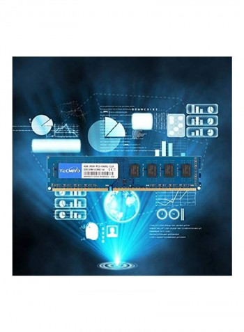 4-Piece Desktop Memory RAM Module 16GB Multicolour