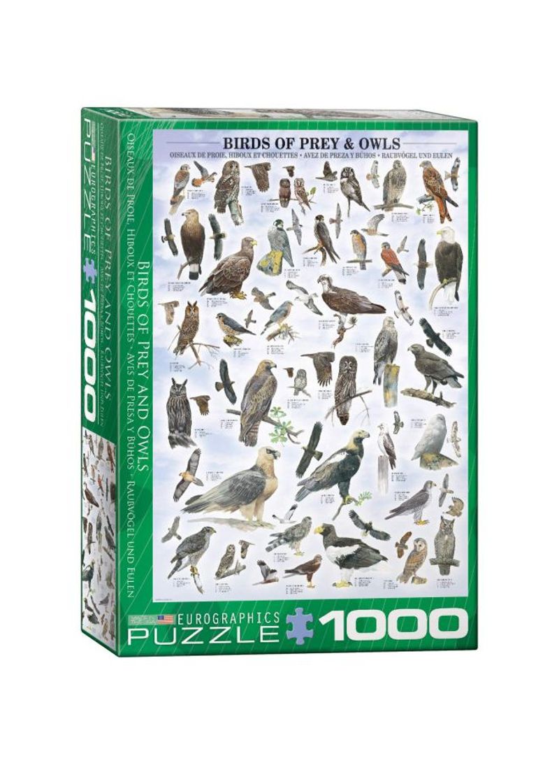 1000-Piece Birds Of Prey And Owls Jigsaw Puzzle 6000-0316
